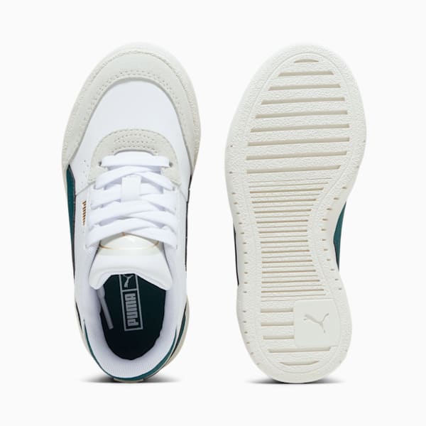 Tenis casuales CA Pro Sport Mix Little Kids', PUMA White-Sedate Gray-Malachite, extralarge