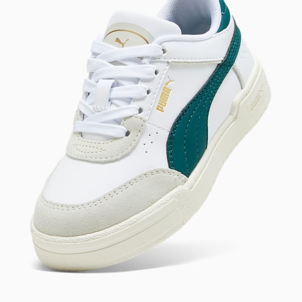 CA Pro Sport Mix Little Kids' Sneakers, PUMA White-Sedate Gray-Malachite, extralarge