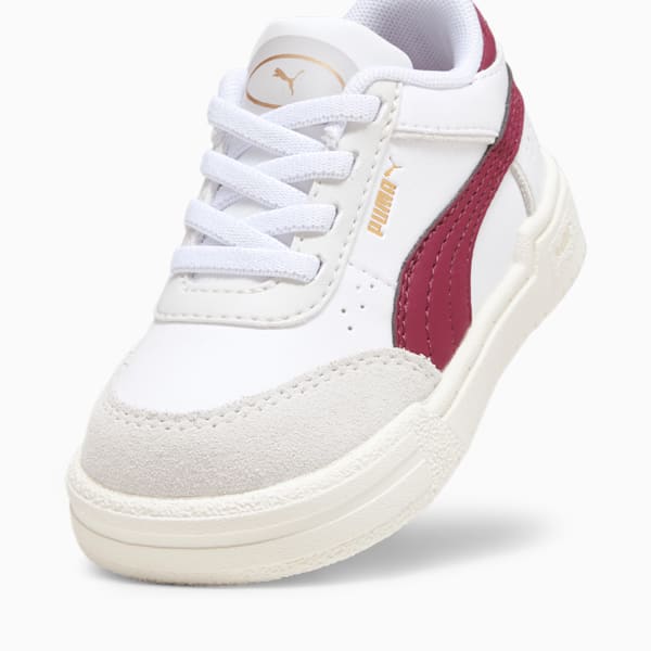 CA Pro Sport Mix Toddlers' Sneakers, PUMA White-Feather Gray-Dark Jasper, extralarge