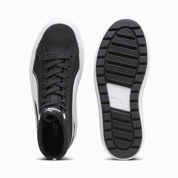 Kaia 2.0 Mid Little Kids' Sneakers, PUMA Black-PUMA White, extralarge
