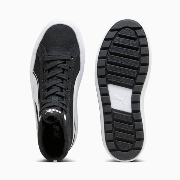 Kaia 2.0 Mid Little Kids' Sneakers, PUMA Black-PUMA White, extralarge