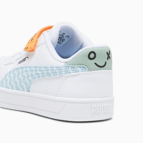 キッズ プーマ ケーブン 2.0 ミックス MTCH スニーカー 17-21cm, PUMA White-Silver Sky-Bright Melon-Green Fog-PUMA Black, extralarge-JPN