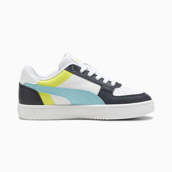 Tenis adolescentes Caven 2.0 Block, PUMA White-Safe Lake-New Navy, extralarge