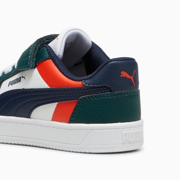PUMA Caven 2.0 Block Kids' Sneakers, Dark Myrtle-Club Navy-PUMA White, extralarge