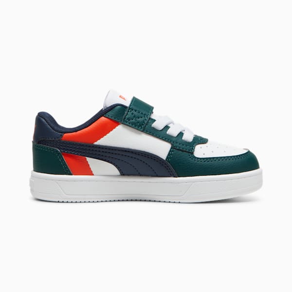 PUMA Caven 2.0 Block Kids' Sneakers, Dark Myrtle-Club Navy-PUMA White, extralarge