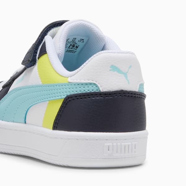 Tenis adolescentes Caven 2.0 Block, PUMA White-Safe Lake-New Navy, extralarge