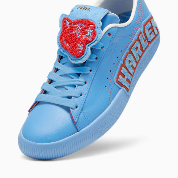 PUMA x DAPPER DAN Clyde Men's Sneakers, Regal Blue-Burnt Red, extralarge