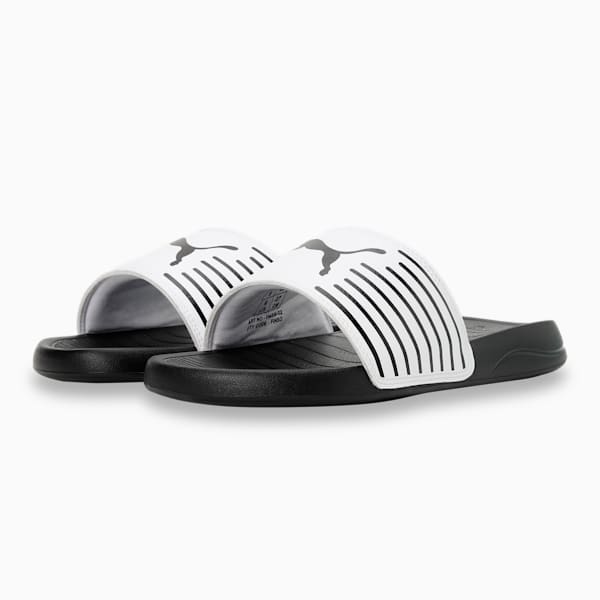 Geo Slides, PUMA Black-PUMA White, extralarge-IND