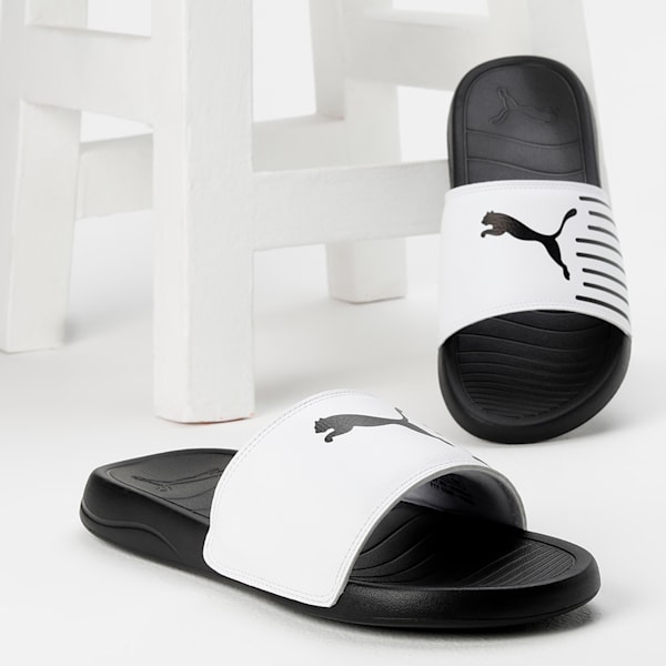 Geo Slides, PUMA Black-PUMA White, extralarge-IND