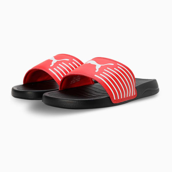 Geo Slides, PUMA Black-Fiery Red-PUMA White, extralarge-IND