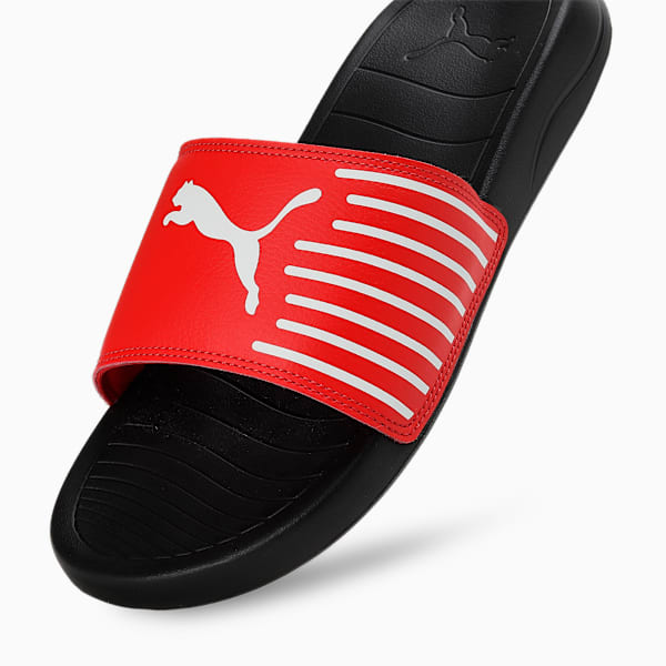 Geo Slides, PUMA Black-Fiery Red-PUMA White, extralarge-IND