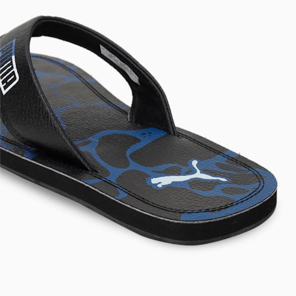 PUMA Fercat Men's Flip-Flops, Clyde Royal-PUMA Black-Nitro Blue, extralarge-IND