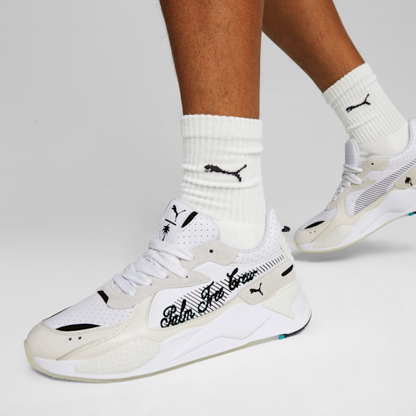 PUMA x Palm Tree Crew RS-X Unisex Sneakers, Warm White-PUMA White, extralarge-IND