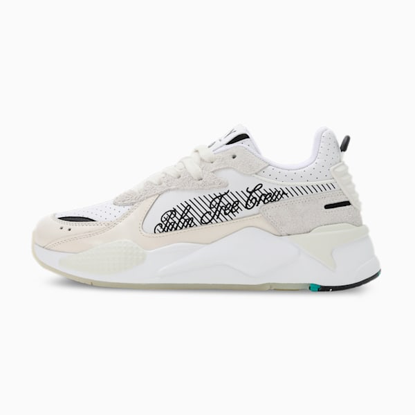 PUMA x Palm Tree Crew RS-X Unisex Sneakers, Warm White-PUMA White, extralarge-IND