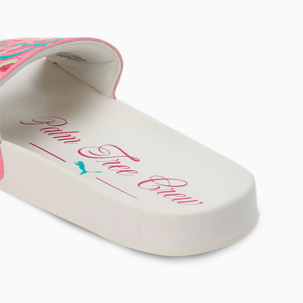 PUMA x PALM TREE CREW Leadcat 2.0 Unisex Slides, Strawberry Burst-Pinktastic-Spectra Green-Warm White, extralarge-IND