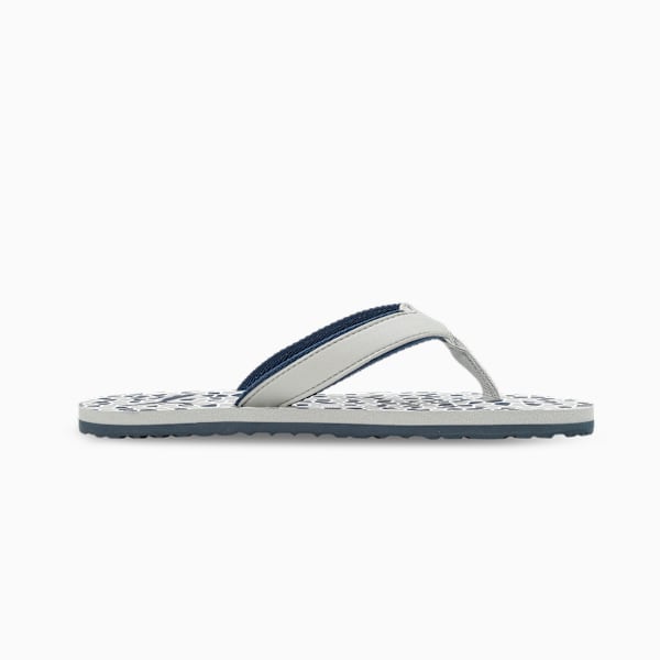 Everush Women's Flip-Flops, Inky Blue-Ash Gray-PUMA White, extralarge-IND