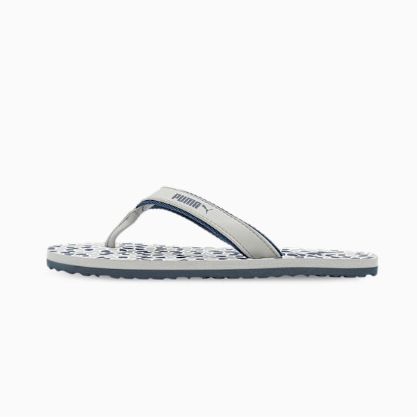 Everush Women's Flip-Flops, Inky Blue-Ash Gray-PUMA White, extralarge-IND