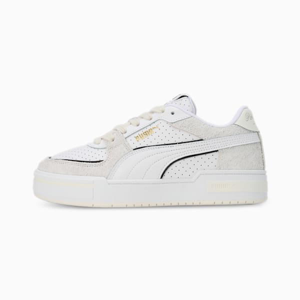 PUMA x PALM TREE CREW CA Pro Unisex Sneakers, Warm White-PUMA White, extralarge-IND