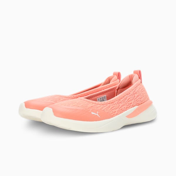 PUMA Sienna SOFTRIDE Women's Ballerina Shoes, Future Pink-Poppy Pink-Warm White, extralarge-IND