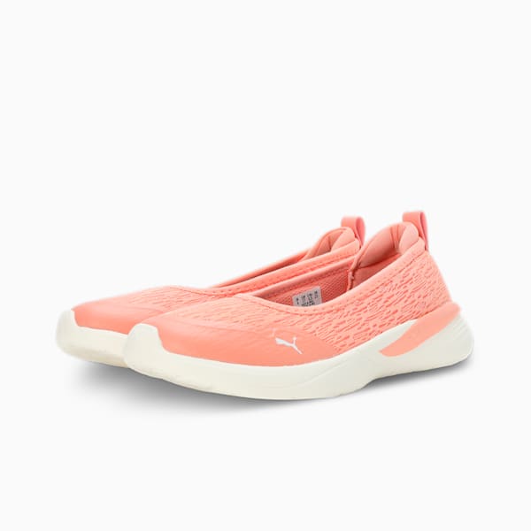 Sienna SOFTRIDE Women's Ballerina Shoes, Future Pink-Poppy Pink-Warm White, extralarge-IND