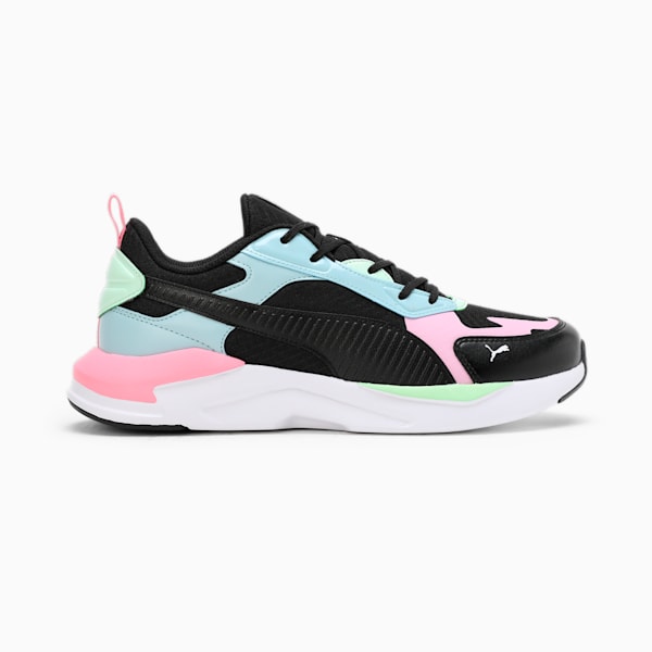 PUMA X-Ray Fluido Women's Sneakers, PUMA Black-Turquoise Surf-Pink Lilac, extralarge-IND