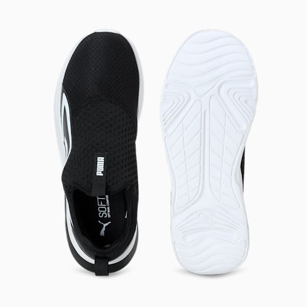 PUMA Asteride Men's Slip-On Shoes, PUMA Black-PUMA White, extralarge-IND