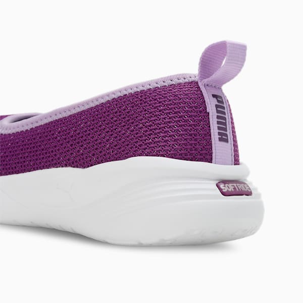 PUMA Sienna Softride Youth Slip-On Shoes, Purple Pop-Vivid Violet-PUMA White, extralarge-IND