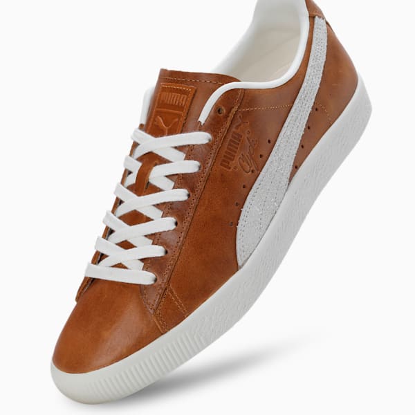 Clyde Paris Unisex Sneakers, Amber-Frosted Ivory, extralarge-IND