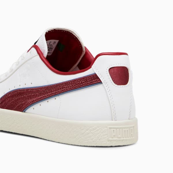 Clyde Varsity Sneakers, PUMA White-Team Regal Red, extralarge