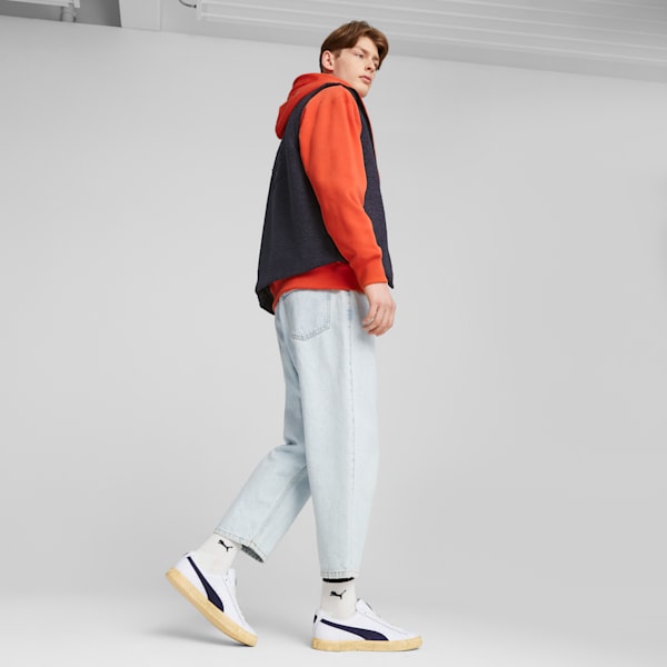 Clyde Vintage Sneakers, PUMA White-PUMA Navy, extralarge