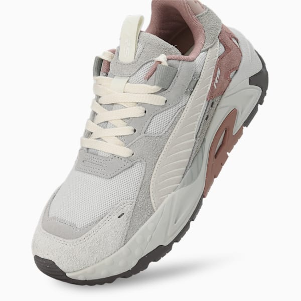 RS-Trck New Horizon Unisex Sneakers, Glacial Gray-Matte Rose Gold, extralarge-IND