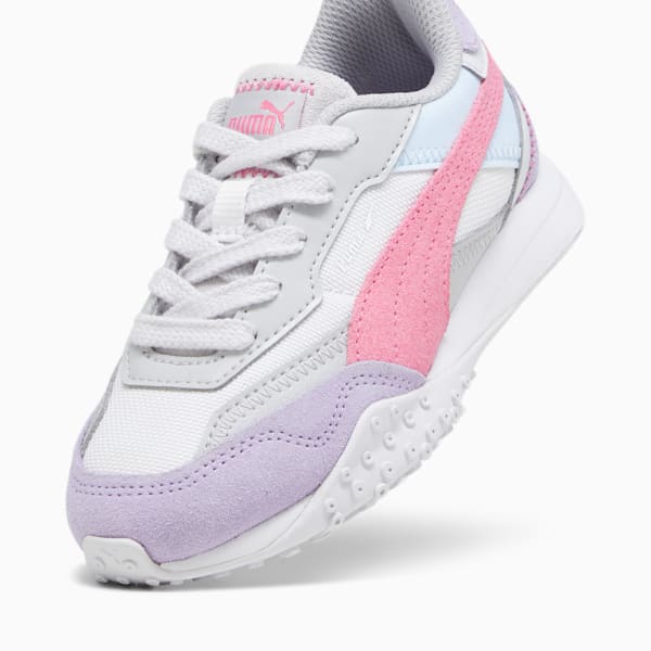 Tenis deportivos para niños Blktop Rider BTS, Feather Gray-Strawberry Burst, extralarge