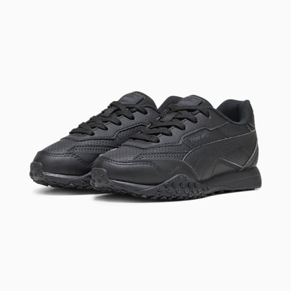 Puma perforated leather sneakers on sale
