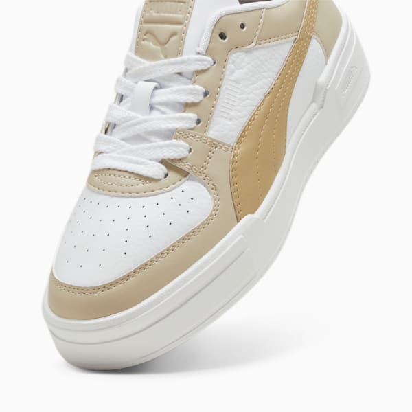 CA Pro Women's Sneakers, PUMA White-Prairie Tan-Putty, extralarge-IND