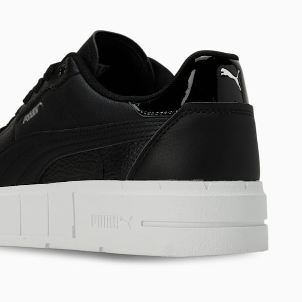Cali Court Patent Women's Sneakers, PUMA Black-PUMA White, extralarge-IND