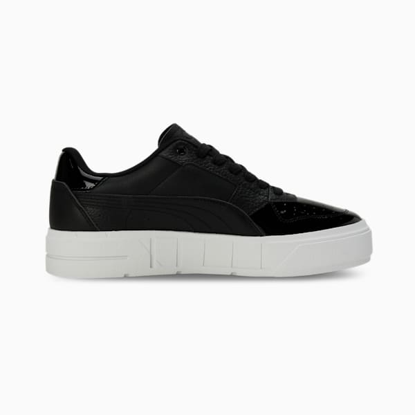 Cali Court Patent Women's Sneakers, PUMA Black-PUMA White, extralarge-IND