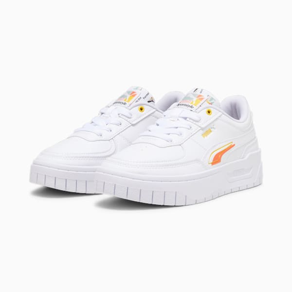 Cali Dream Brand Love Women's Sneakers, PUMA White-Hot Heat, extralarge-IND