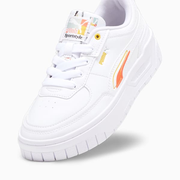 Cali Dream Brand Love Women's Sneakers, PUMA White-Hot Heat, extralarge-IND