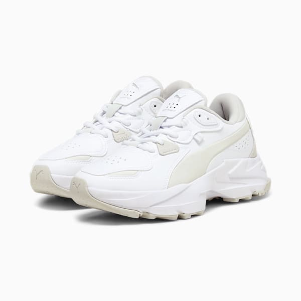 ウィメンズ オーキッド リュクス スニーカー, PUMA White-Sedate Gray, extralarge-JPN