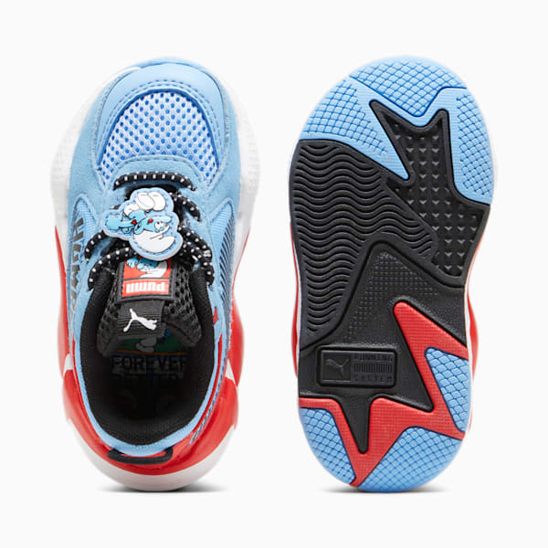 ベビー PUMA x スマーフ RS-X スニーカー 12-16cm, Team Light Blue-PUMA Red, extralarge-JPN