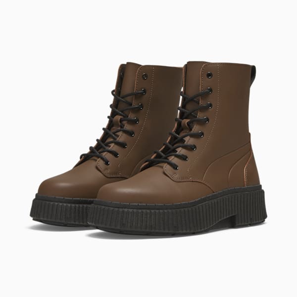 Botas para mujer Dinara, Chocolate, extralarge