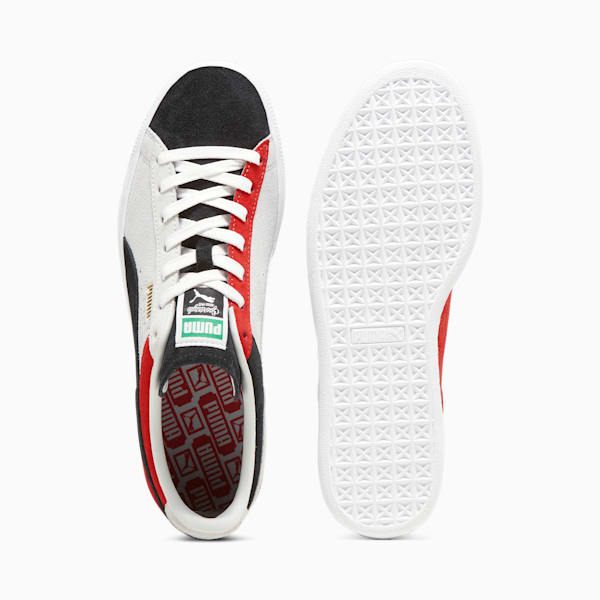 Tenis deportivos Suede Iconix 23 para hombre, Cool Light Gray-For All Time Red, extralarge