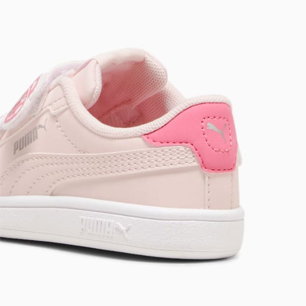 PUMA Smash 3.0 Butterfly Toddlers' Sneakers, Frosty Pink-Strawberry Burst-PUMA White-PUMA Silver, extralarge