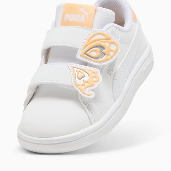Sneakers PUMA Smash 3.0 Papillon, bébé, PUMA White-Almost Apricot, extralarge