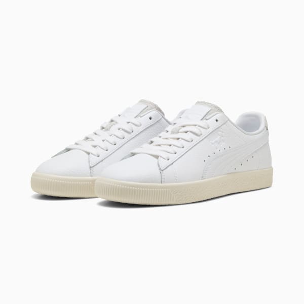 Clyde Premium Unisex, PUMA White-Frosted Ivory, extralarge