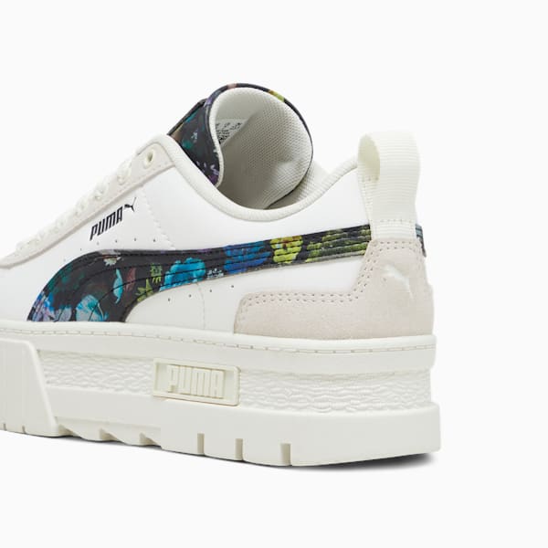 PUMA x LIBERTY Mayze Women's Sneakers, Warm White-PUMA Black, extralarge-GBR