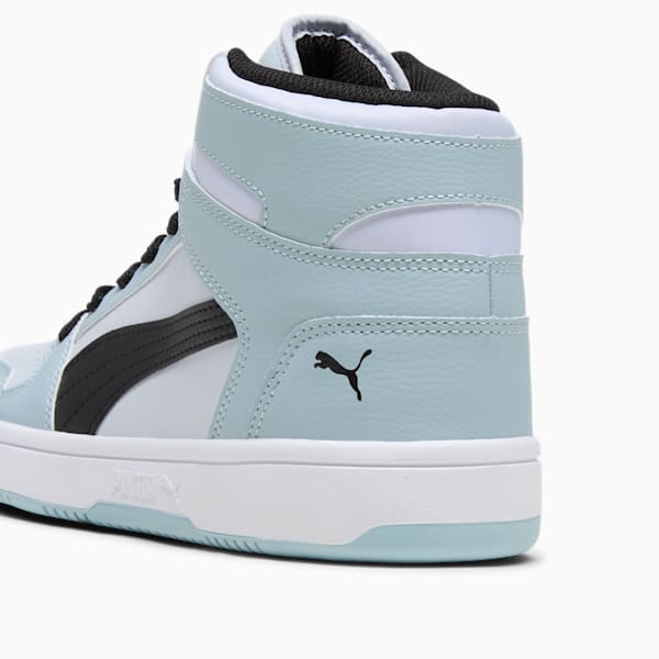 PUMA Rebound LayUP SL Women's Sneakers, Silver Mist-PUMA Black-Frosted Dew, extralarge