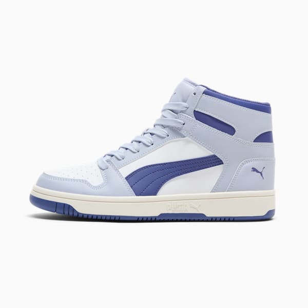 Tenis para mujer PUMA Rebound LayUp SL, PUMA White-Blue Crystal-Cool Weather, extralarge