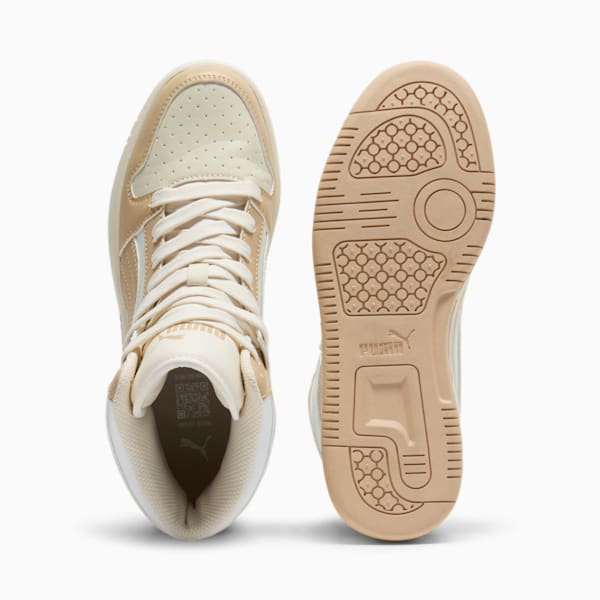 Tenis para mujer PUMA Rebound LayUp SL, Warm White-Light Sand-Sugared Almond, extralarge
