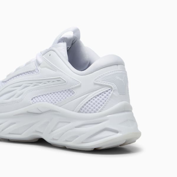 Tenis casuales Exotek NITRO Base para hombre, PUMA White-Silver Mist, extralarge